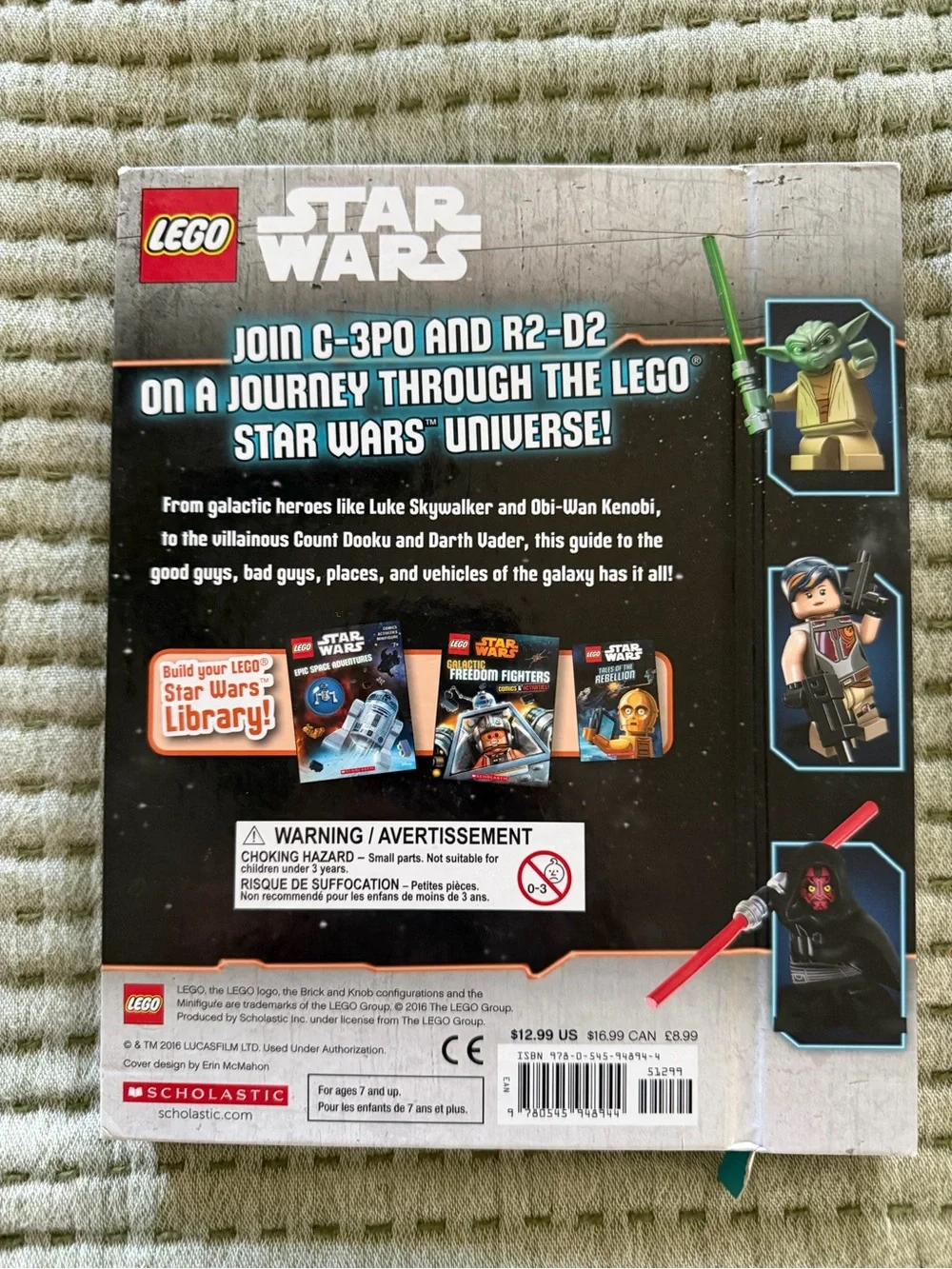 Lego Star Wars Book | Guide to Characters, good guys, bad guys and galaxy